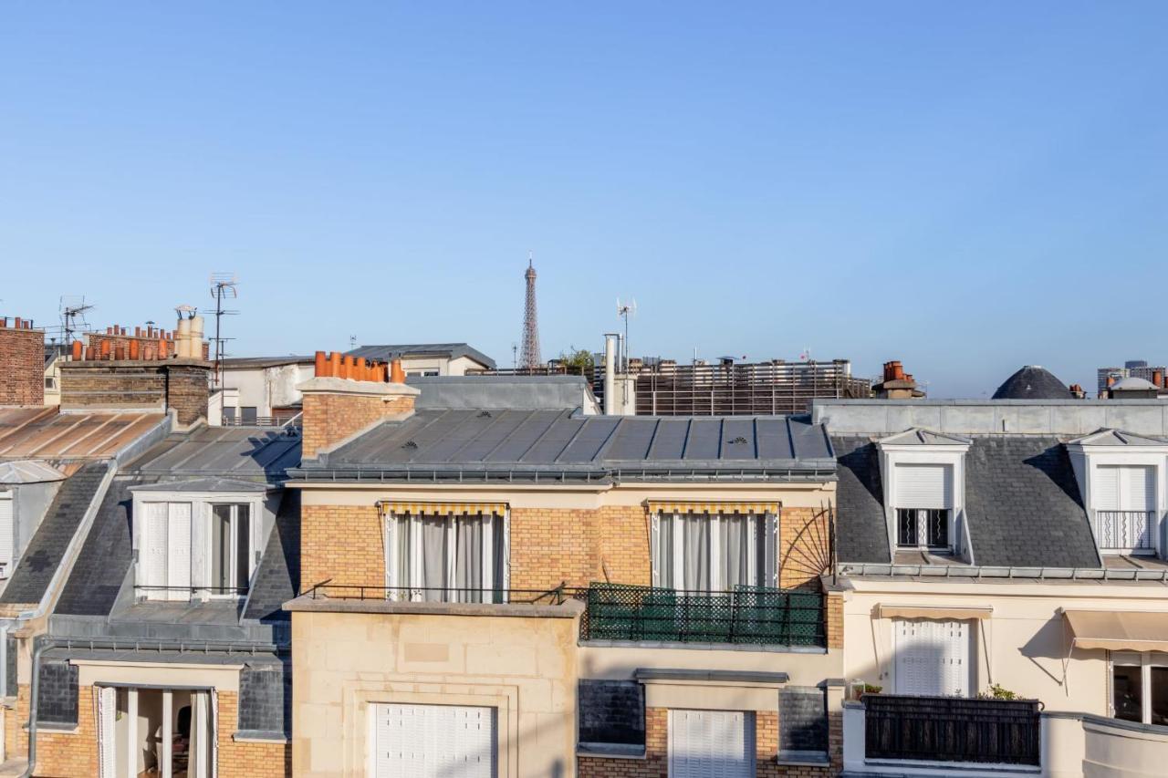 Guestready - Appartement Terrasse Vue Tour Eiffel Paris Extérieur photo